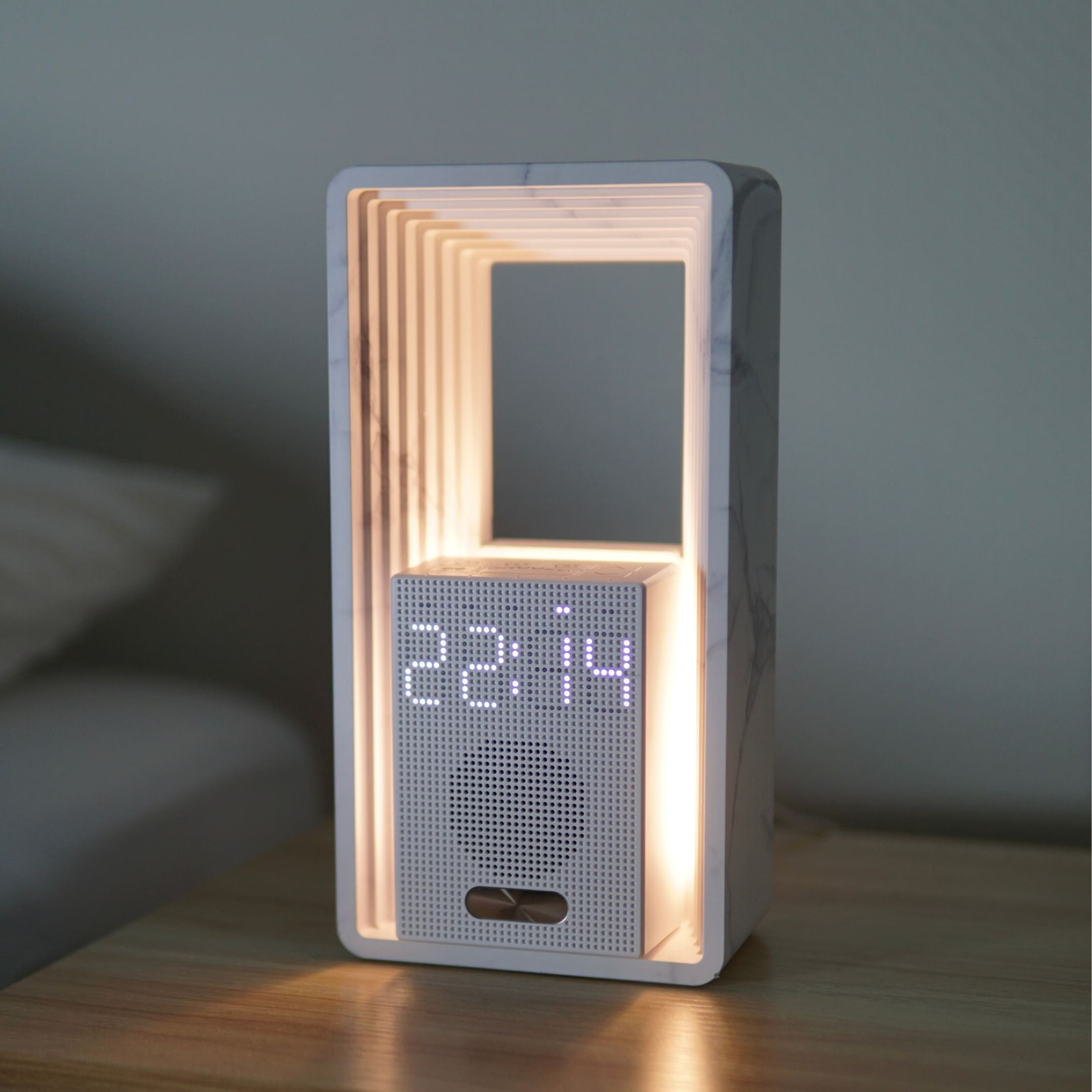 Réveil lumineux Horizon – Édition limitée, lumière dimmable avec sons naturels