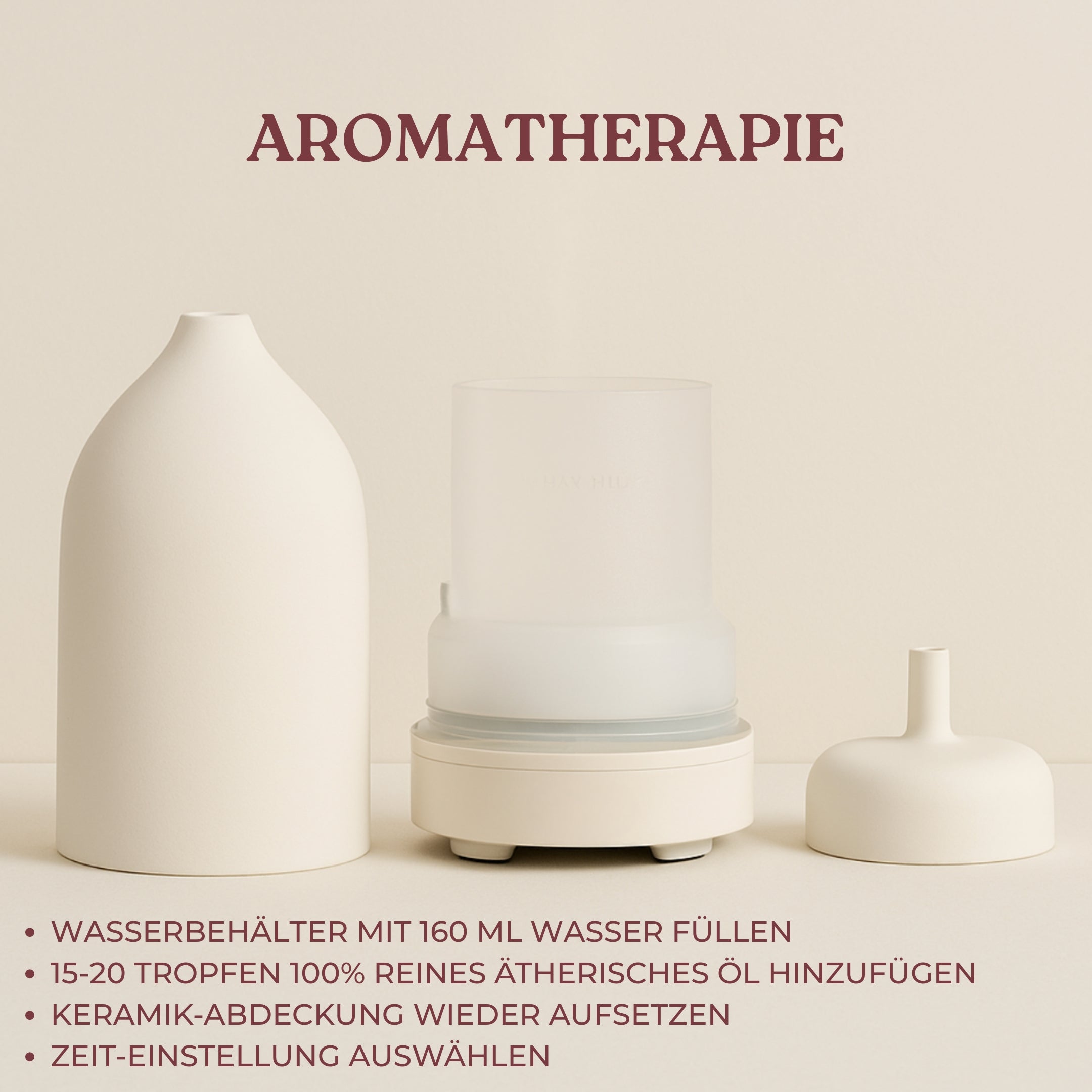 Diffuseur Essence en céramique – pour huiles essentielles