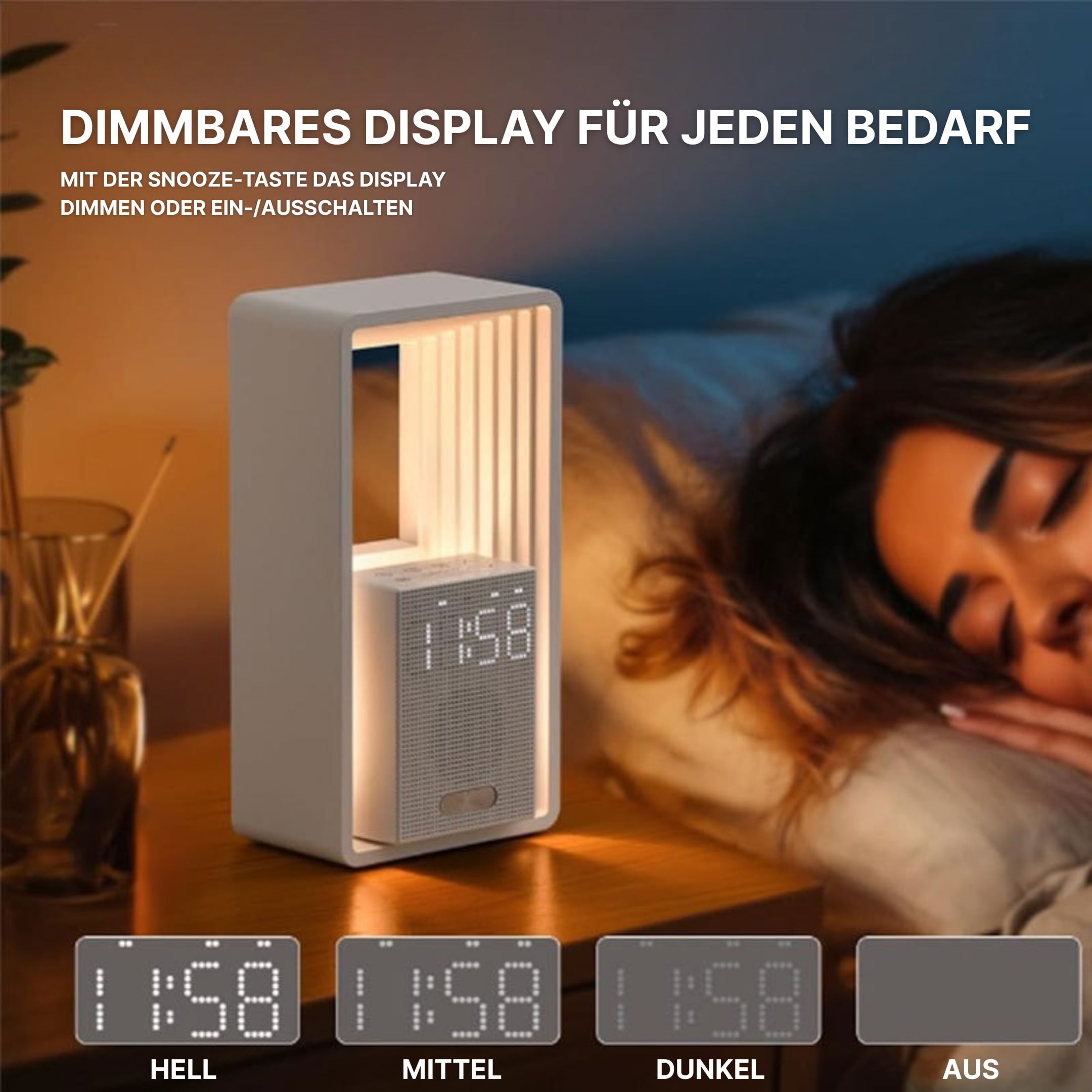 Horizon Lichtwecker – Classic, dimmbar mit Naturklängen