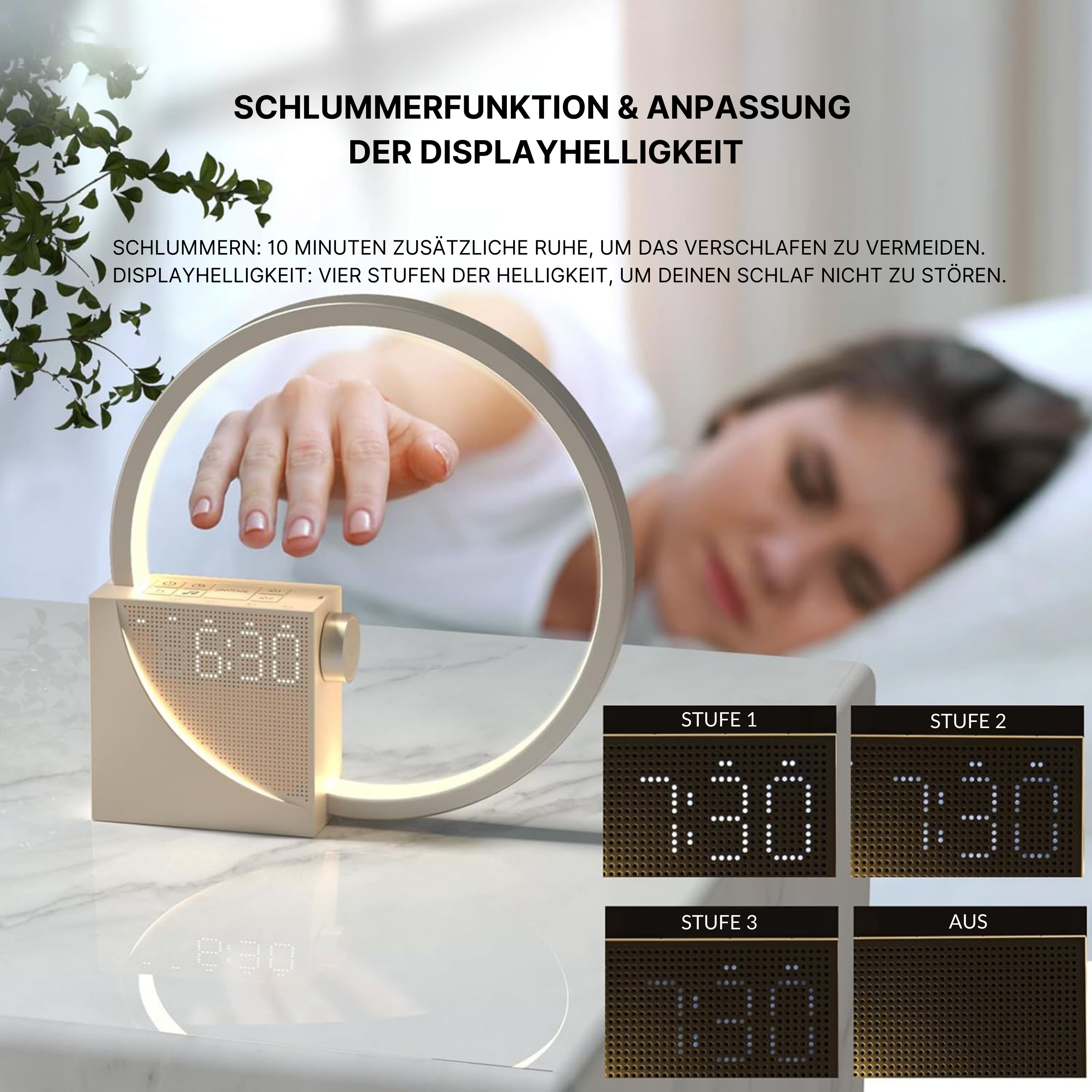 Rise & Shine Réveil lumineux – lampe de chevet dimmable édition limitée