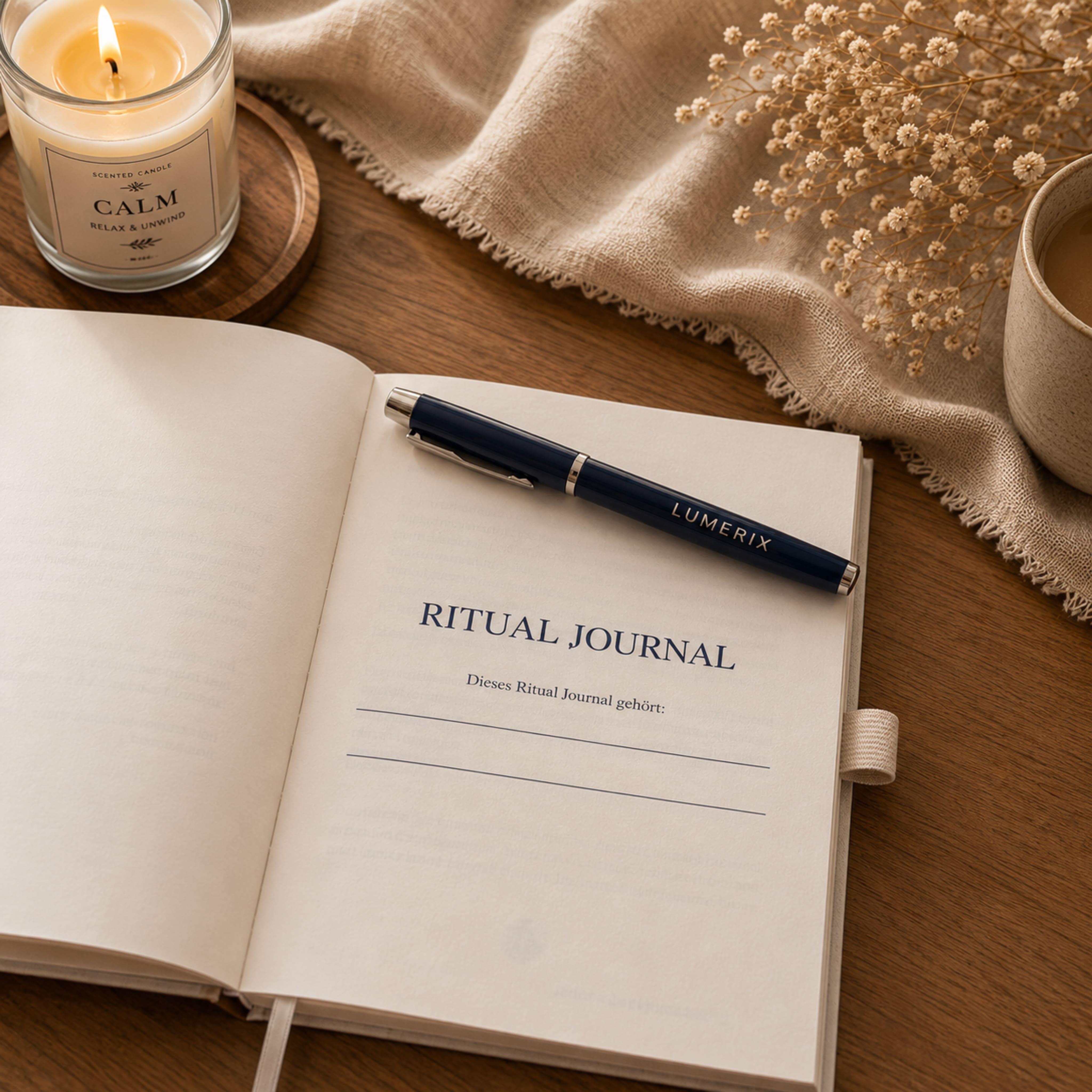 RITUAL JOURNAL – Das Schlafritual für ruhige Nächte & bewusste Morgen