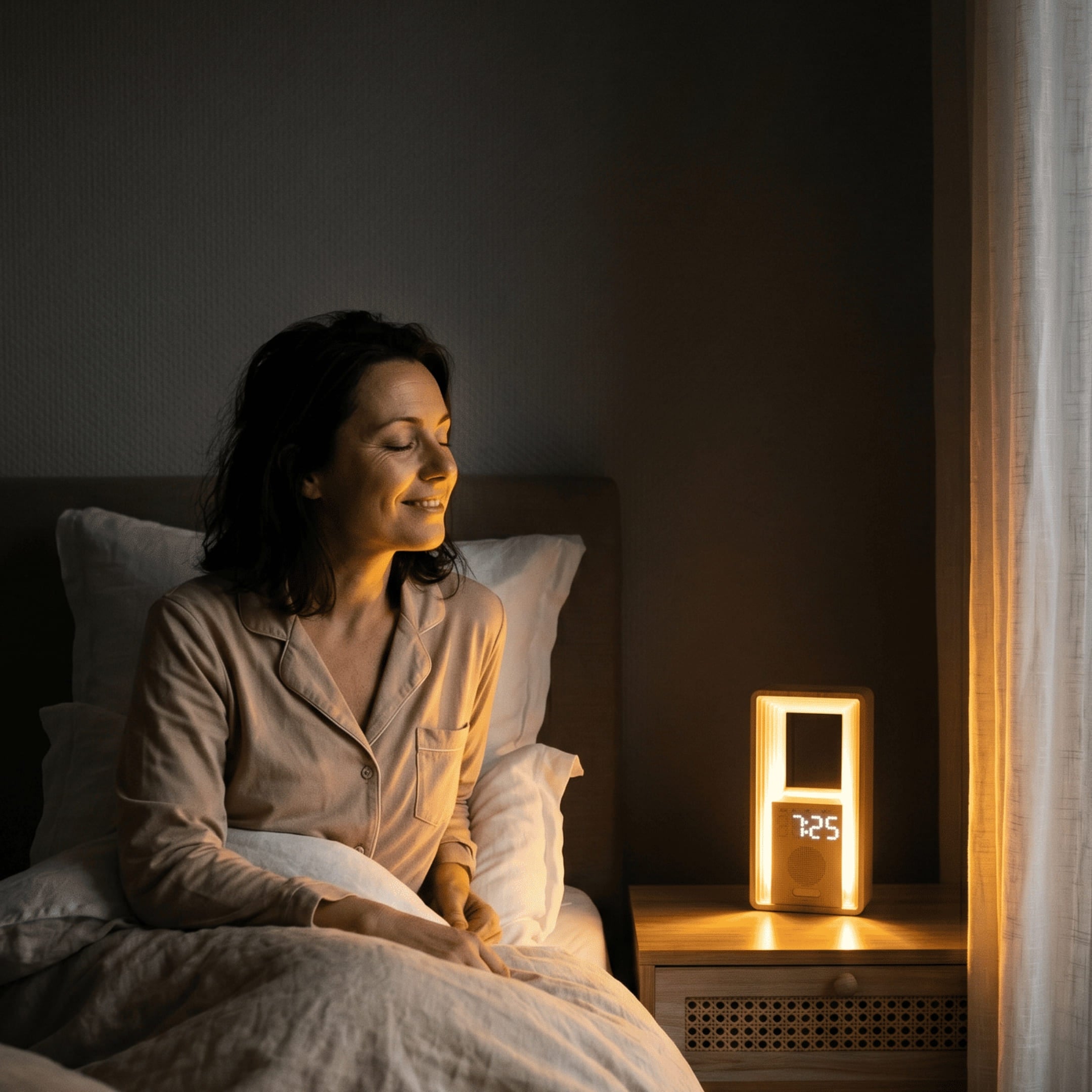 HORIZON – Lichtwecker mit Sonnenaufgang, Naturklängen & dimmbarem Licht