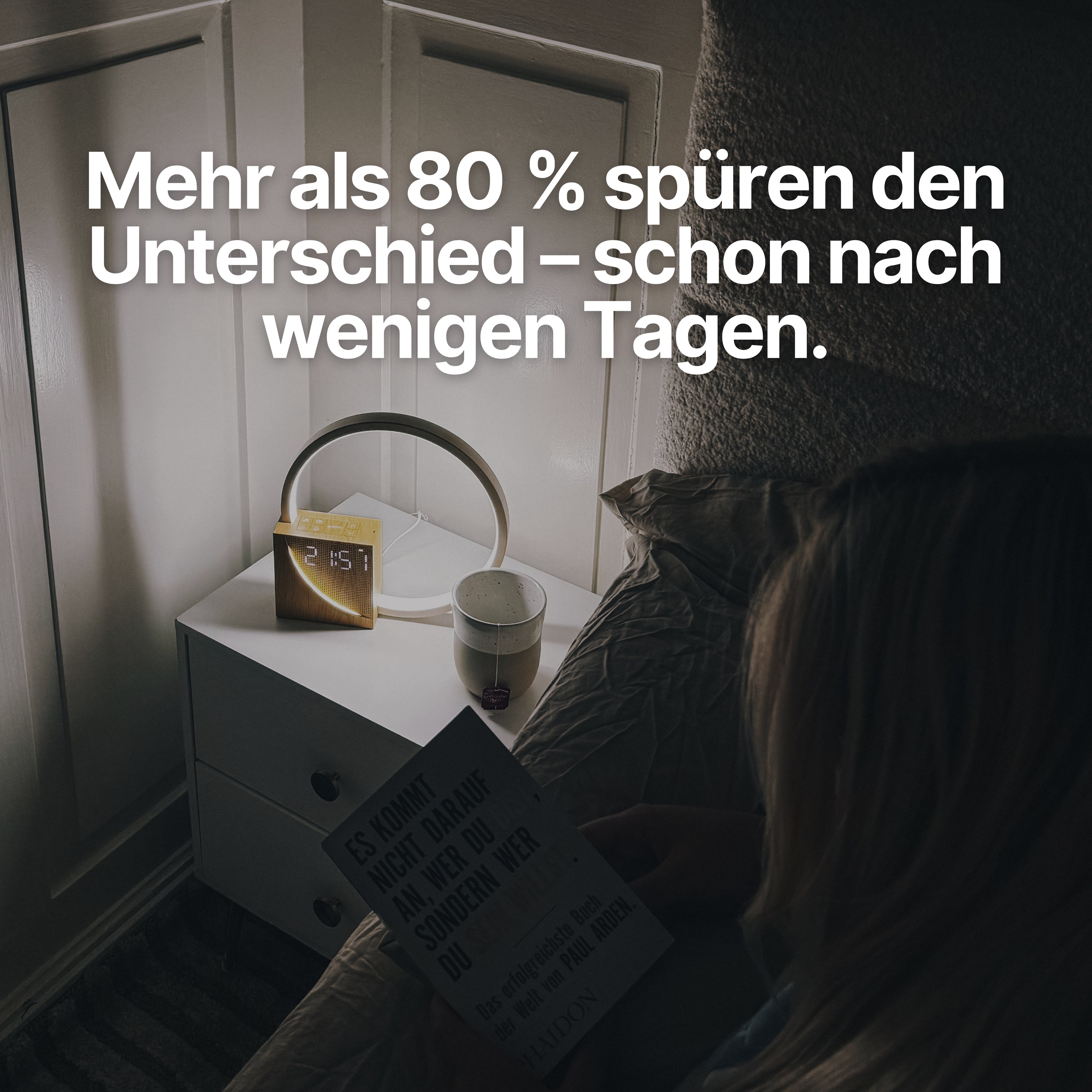 Rise & Shine Réveil Lumineux – Lampe de chevet dimmable pour un sommeil naturel