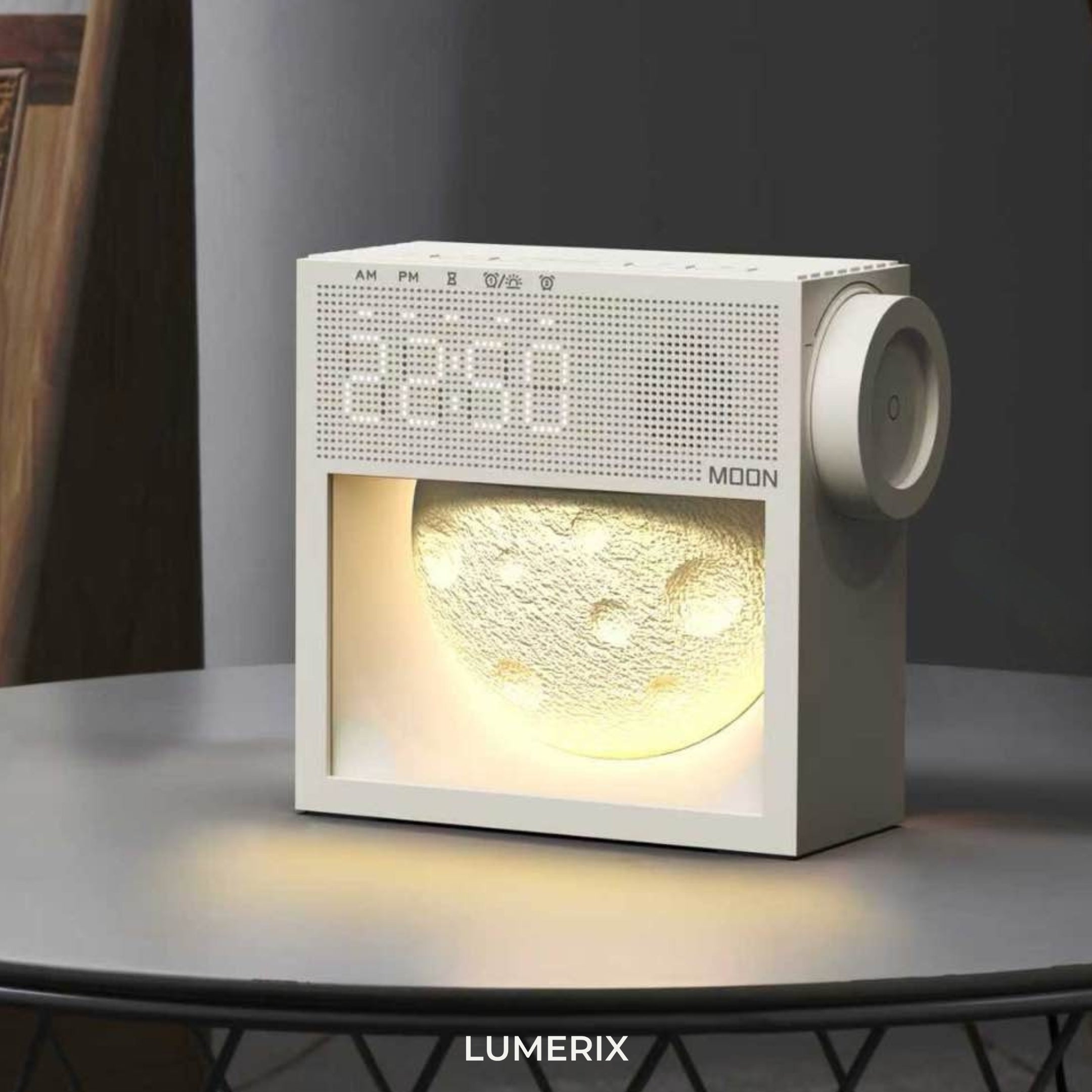 Moonlight X2 Lichtwecker – Mondlampe mit Wecker & Sonnenaufgangslicht