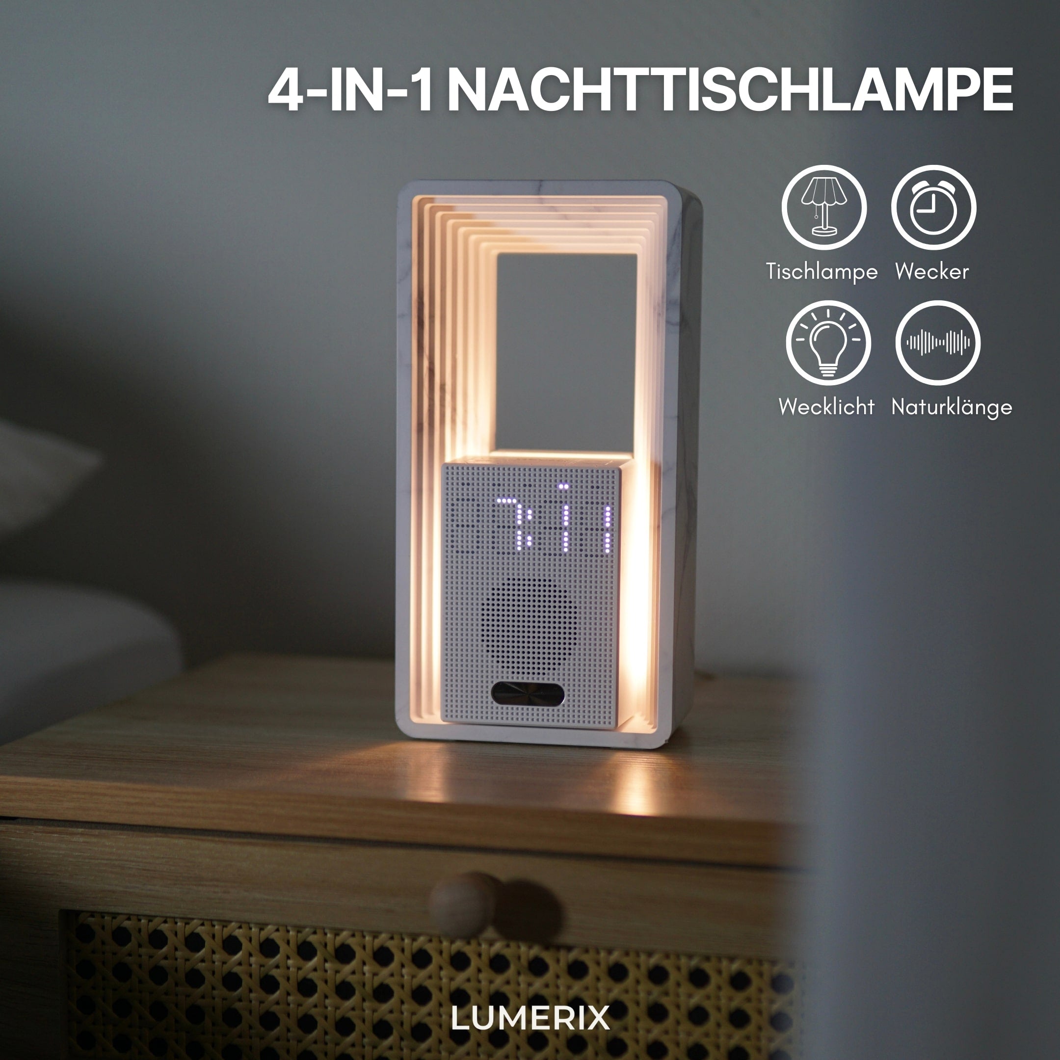 Horizon Lichtwecker – Limited Edition, dimmbar mit Naturklängen