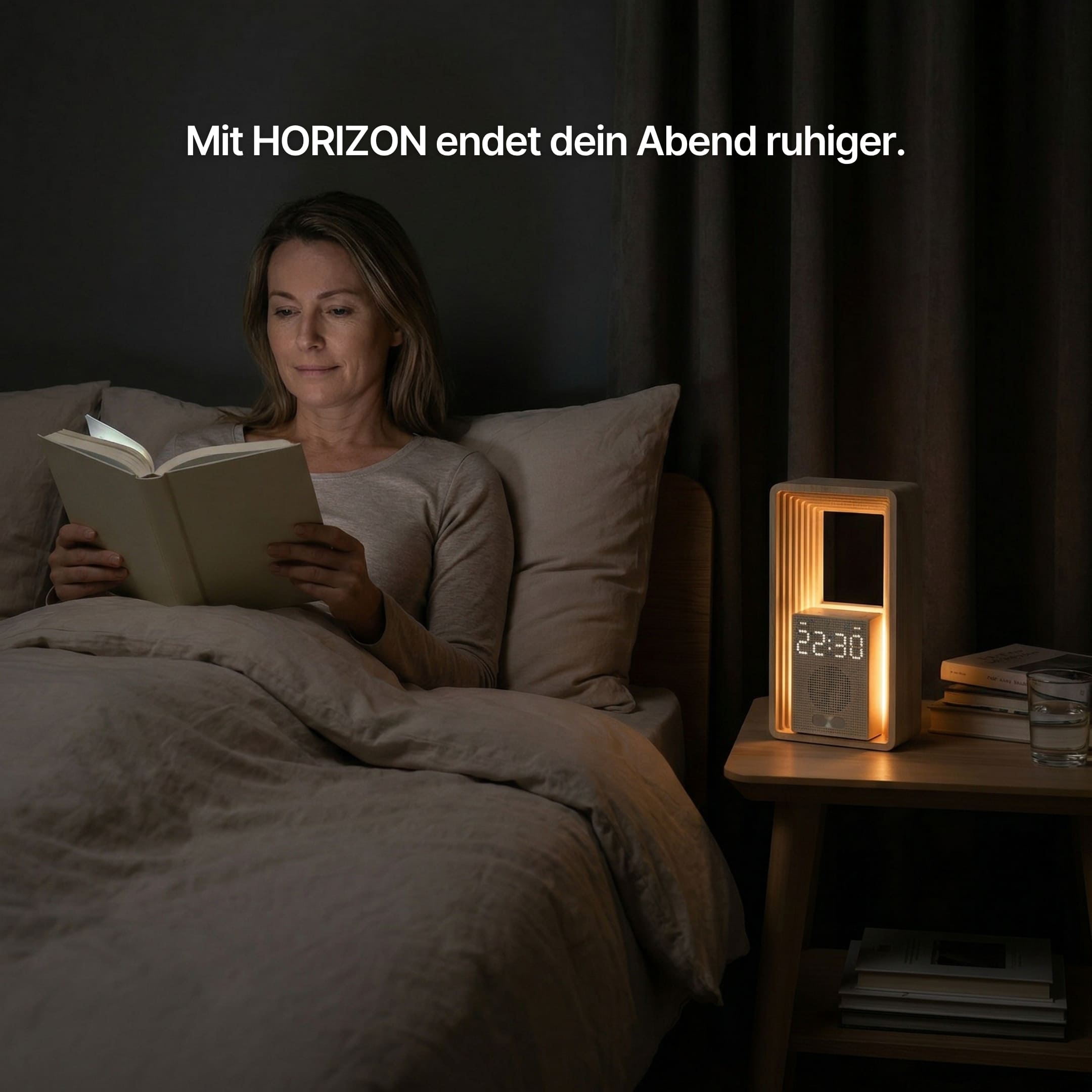 HORIZON – Lichtwecker mit Sonnenaufgang, Naturklängen & dimmbarem Licht