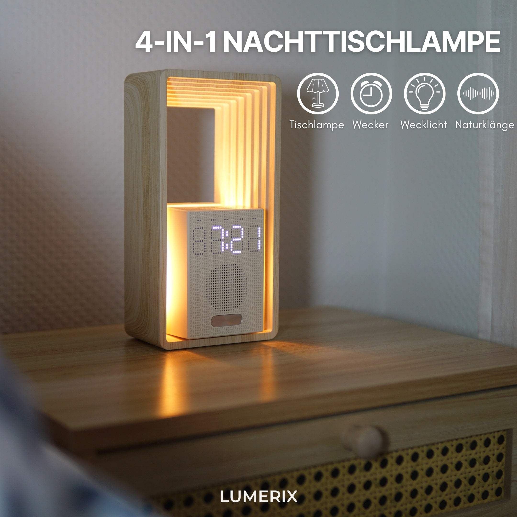 Horizon Lichtwecker – Classic, dimmbar mit Naturklängen