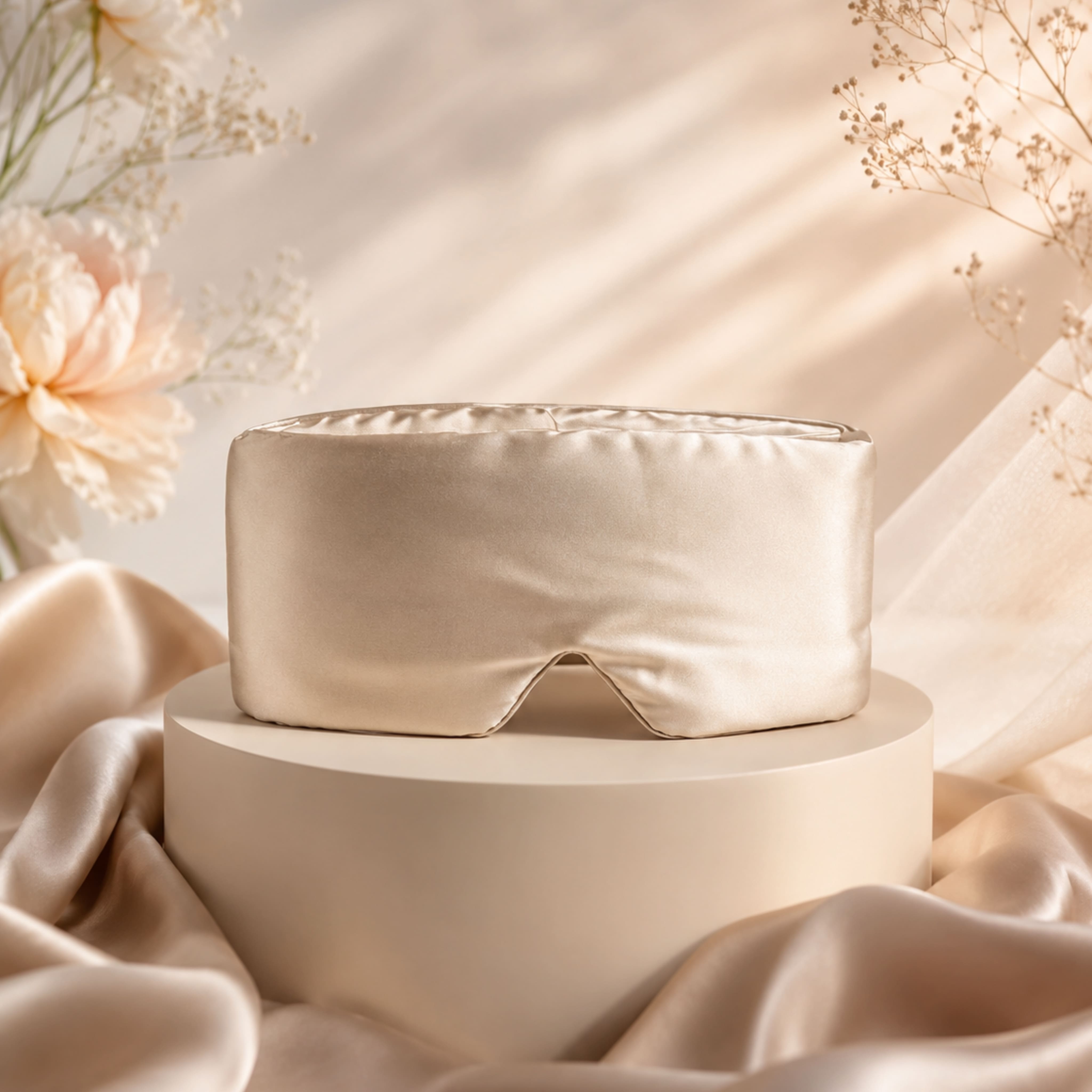 SLEEP RITUAL Seidenschlafmaske – 100 % Maulbeerseide für erholsame Nächte