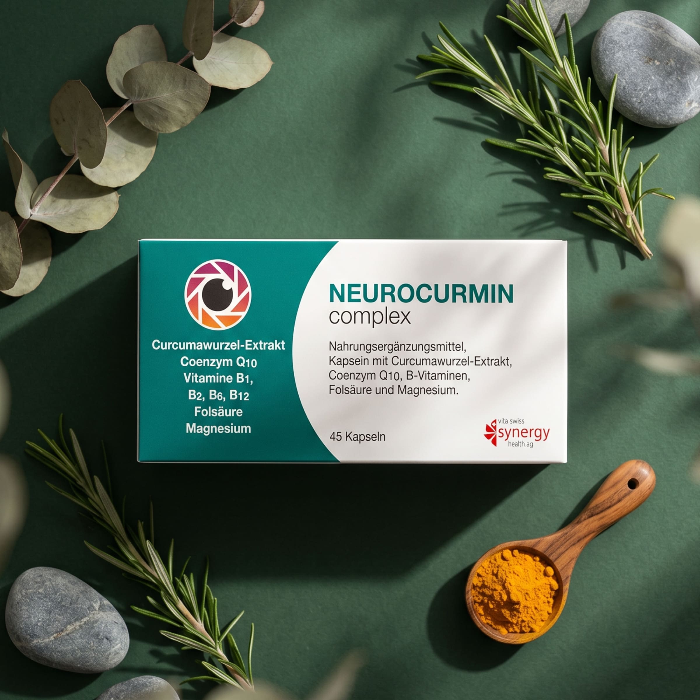 Neurocurmin (45 Kapseln) – Für mentale Balance, weniger Stress & ruhige Gedanken