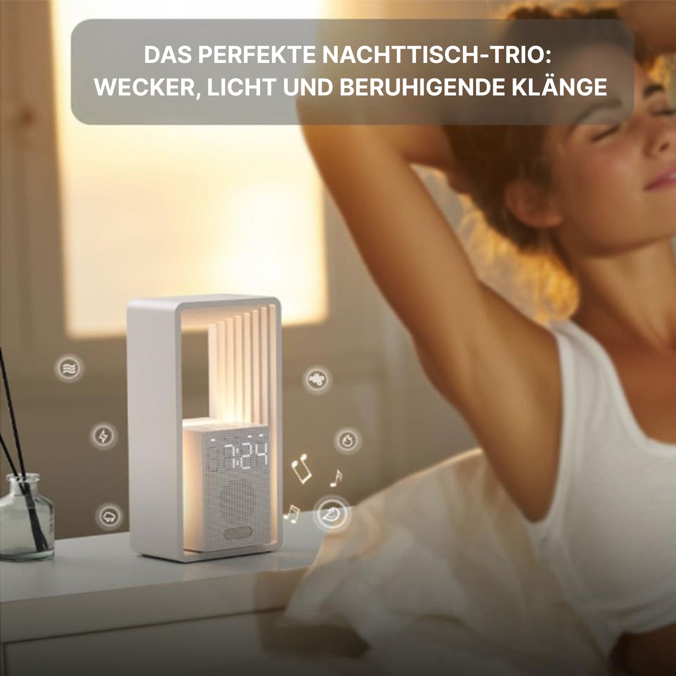 Horizon Lichtwecker – Classic, dimmbar mit Naturklängen