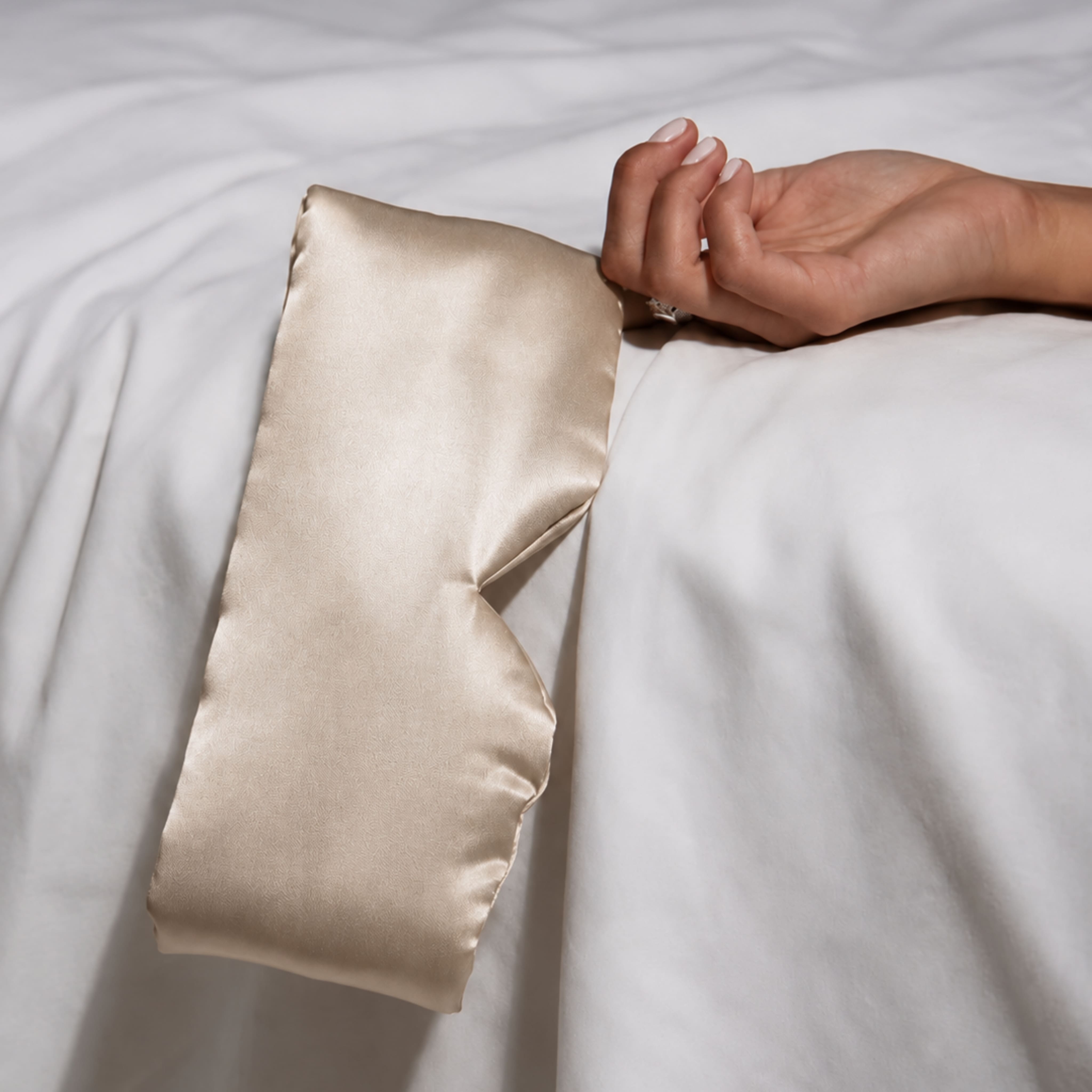 SLEEP RITUAL Seidenschlafmaske – 100 % Maulbeerseide für erholsame Nächte