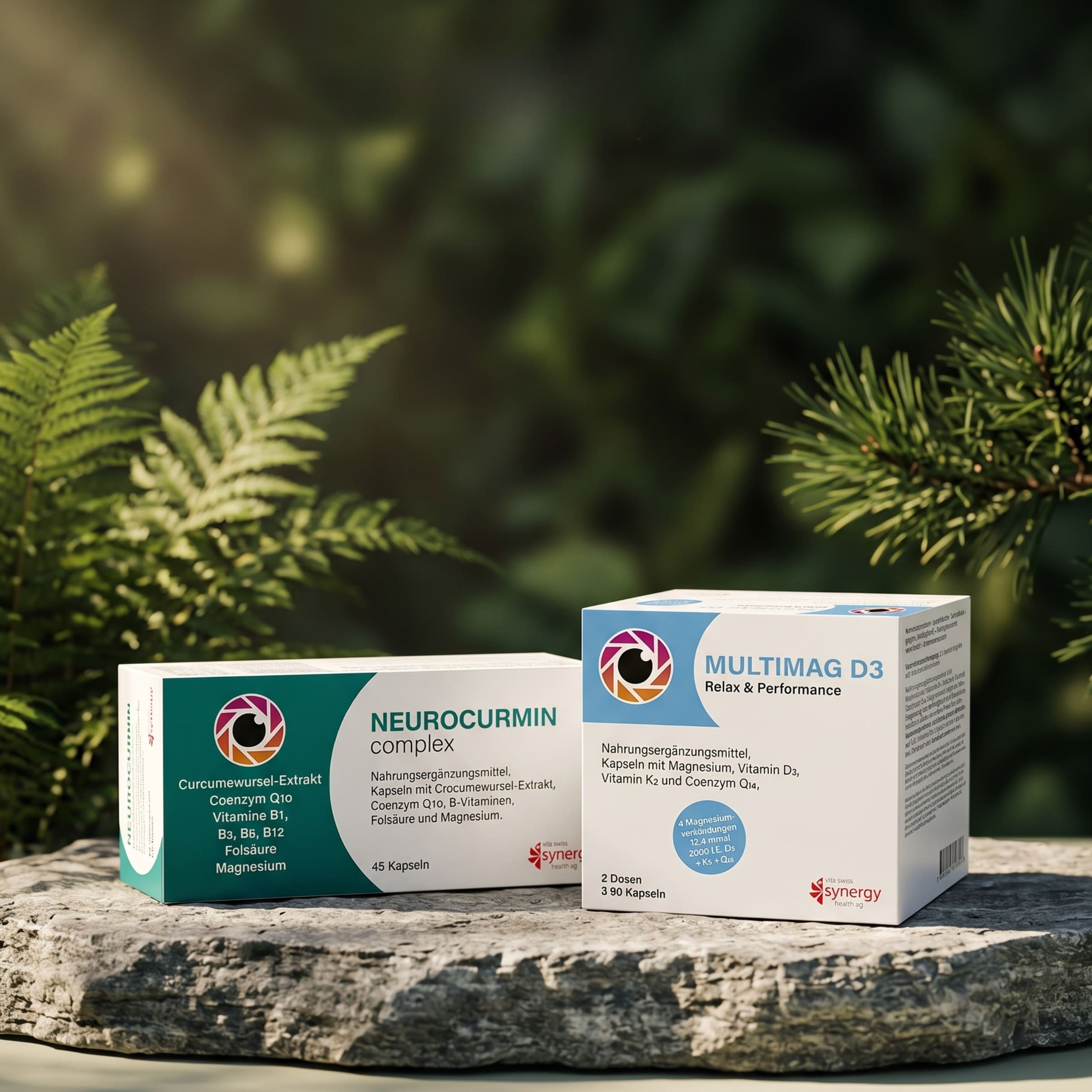 Multimag D3 (180 capsules) – Magnésium & vitamine D3 pour les nerfs et les muscles